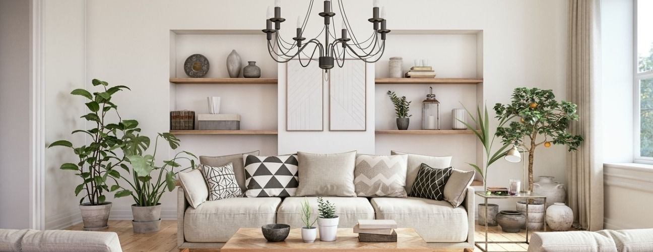 aydinlik ve ferah mekanlar icin isikla uyumlanan acik tonlar